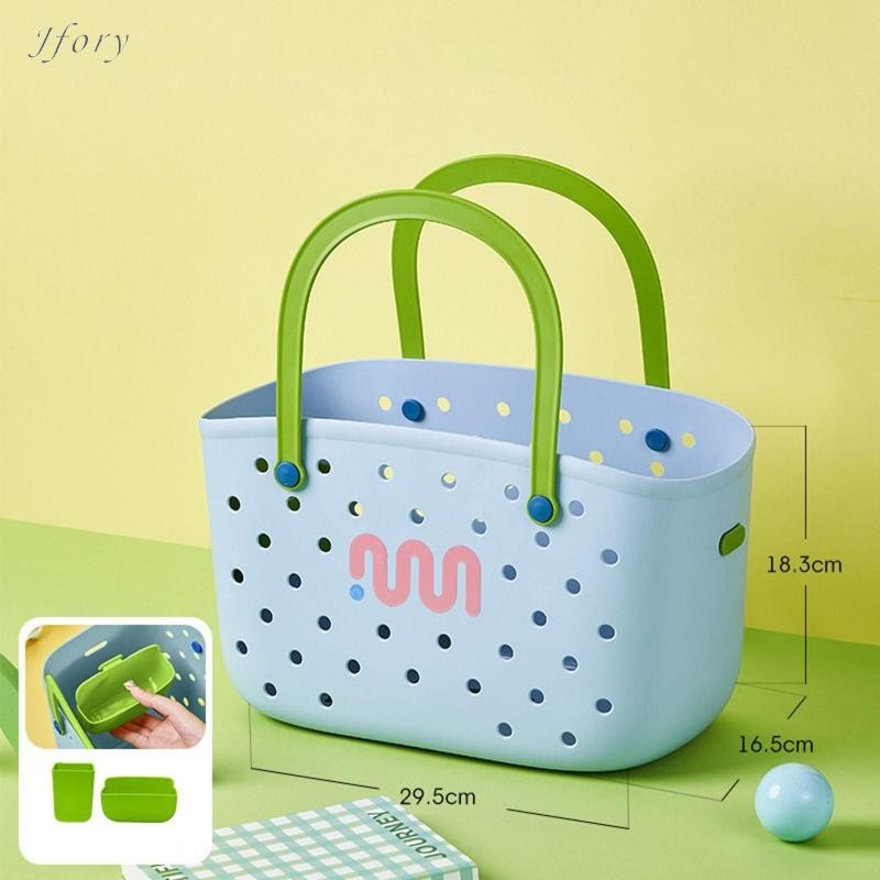 Jfory có lỗ Giỏ đựng túi du lịch sành điệu có túi quyến rũ