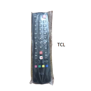 tay điều khiển remote từ xa tivi TCL nhọn chính hãng-kèm pin-tay đầu bấm tivi TCL nhọn chính hãng