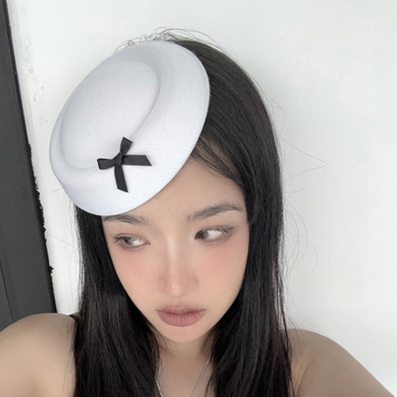 Jenniferab Nghệ Thuật Thanh Niên Mũ Học Viện Đồng Nhất Mũ Cưới Mềm Mại Và Thoải Mái Nhà Thờ Đảng Nón Nơ Trang Trí
