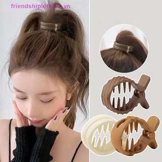 {FH Fashion} 1 Kẹp Móng Vuốt Cố Định Đuôi Ngựa Cao Kẹp Tóc Tròn Nữ Đuôi Ngựa Cao Cố Định Hiện Vật Chống Chảy xệ Kẹp Tóc Nhỏ Sau.