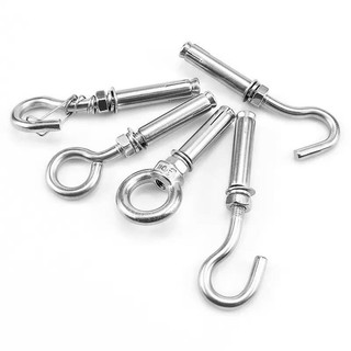 Vít móc mở rộng bằng thép không gỉ 304, nắp hố thoát nước, bu lông mở rộng đa năng, móc M6 M8 M10 M12 ZOTK