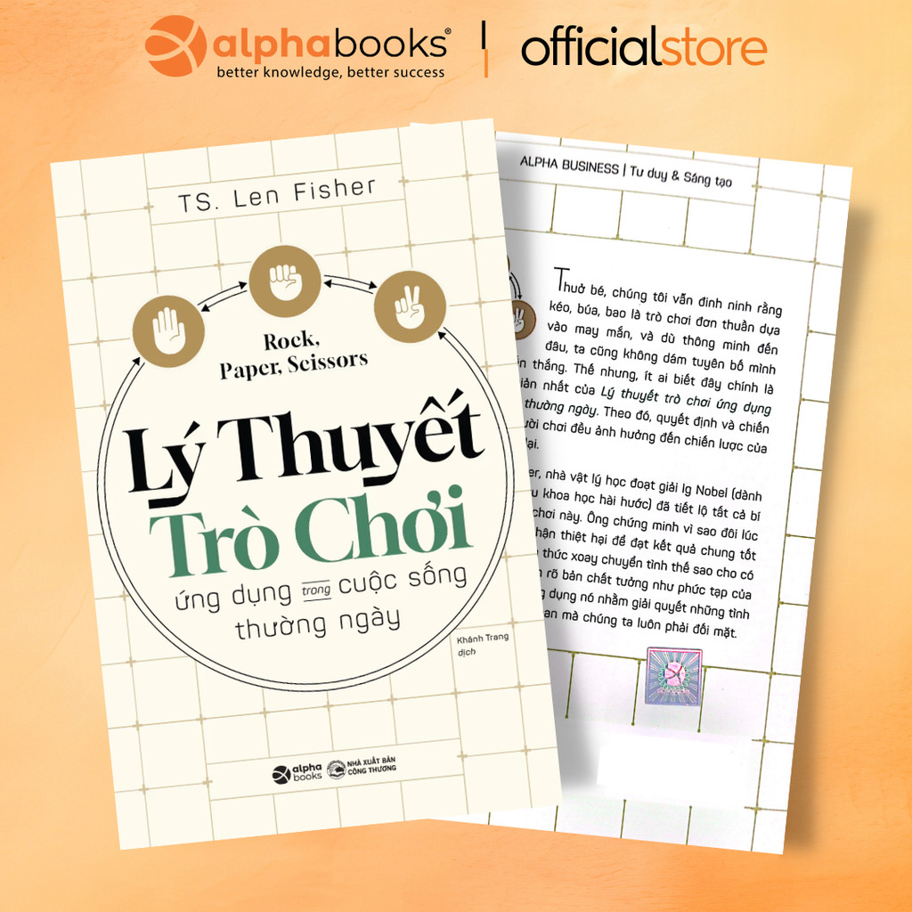 Sách - Lý Thuyết Trò Chơi - Ứng Dụng Trong Cuộc Sống Hằng Ngày - Alpha Books
