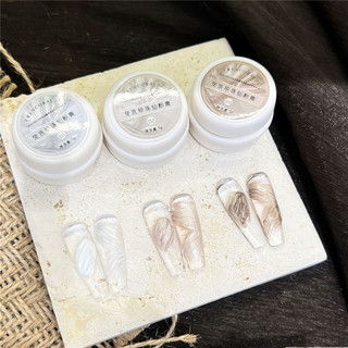 Xeijayi Ngọc Trai Cổ Tích Bột Chủ Đề Dán Móng Gel Ba Chiều Hình Ảnh Trị Liệu Nghệ Thuật Cửa Hàng