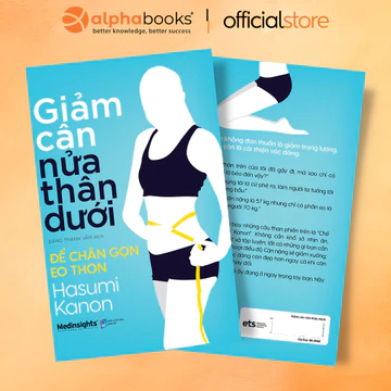 Sách - Giảm Cân Nửa Thân Dưới - Để Chân Gọn Eo Thon (Alpha Books)