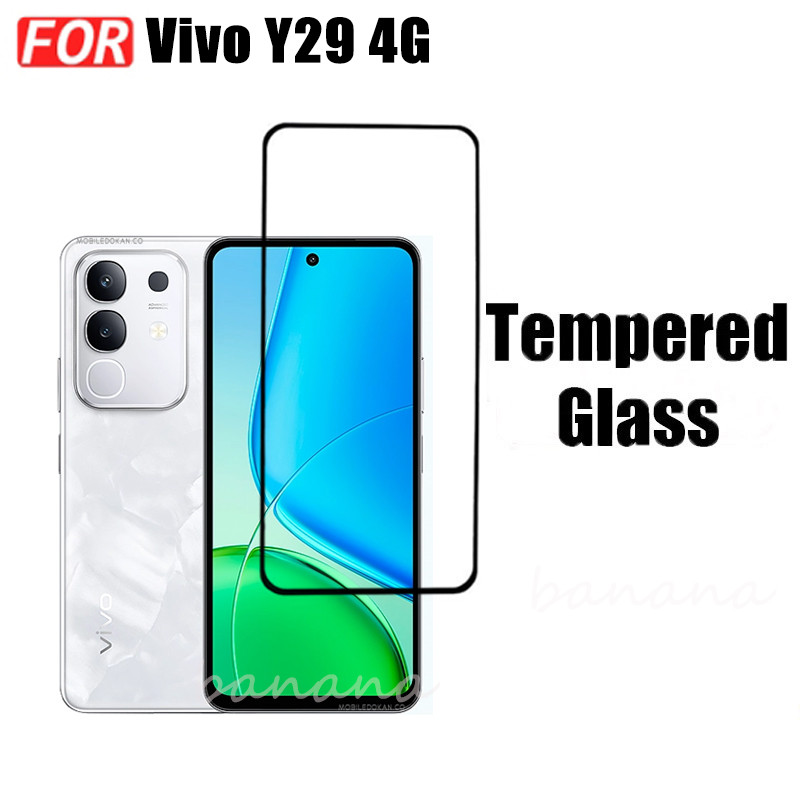 Ốp điện thoại di động chống rơi 3 TRONG 1 Vivo Y29 4G cho Vivo Y19S Y04 Y29 5G Phim kính cường lực + Phim ống kính