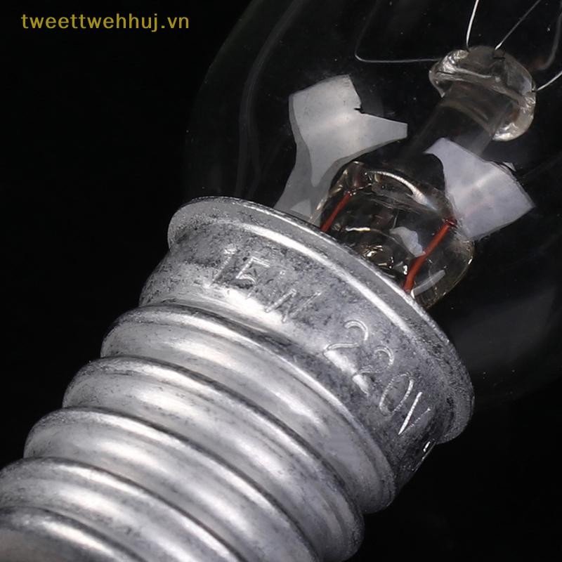 Tweeduj 5 Bóng đèn muối E14 Bóng đèn quả cầu 10 / 15 / 20 / 25W 220V-230V Bóng đèn sợi đốt Tủ lạnh Lò nướng Bóng đèn thay thế VN