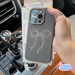 INS Style Vỏ Nơ Đơn Giản Cho Honor 400 Pro Lite 400 Smart X9C X8C X7D X6C 5G 4G Vỏ Da Sang Trọng Vỏ Điện Thoại Mềm Chống Sjock