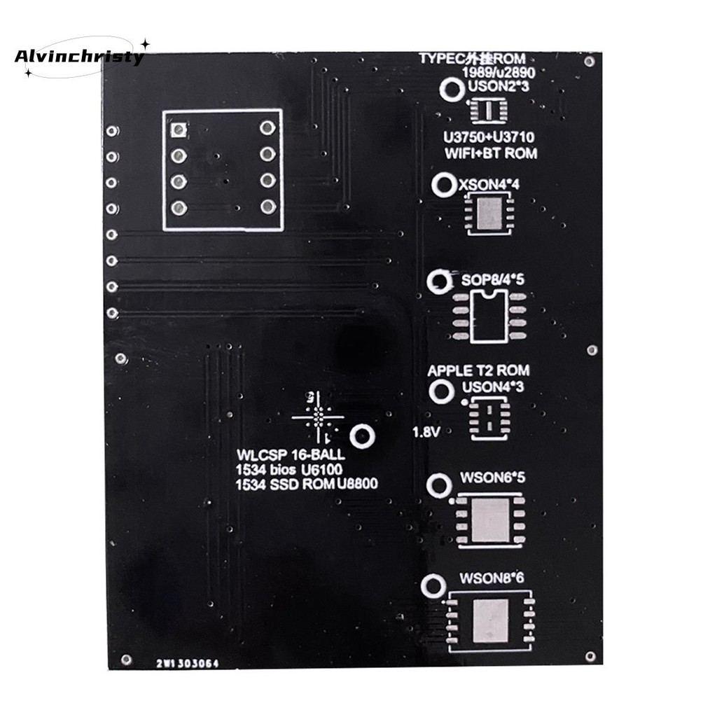 Ổ cắm đọc và ghi Chip T2 cho Air T2 Ssd Rom Typec Rom Holder