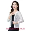 Áo Cardigan nữ mùa hè ESSENCEH, Áo sơ mi điều hòa ren hoa đi biển, Khăn choàng lưới thoáng khí buộc dây mỏng cho nữ