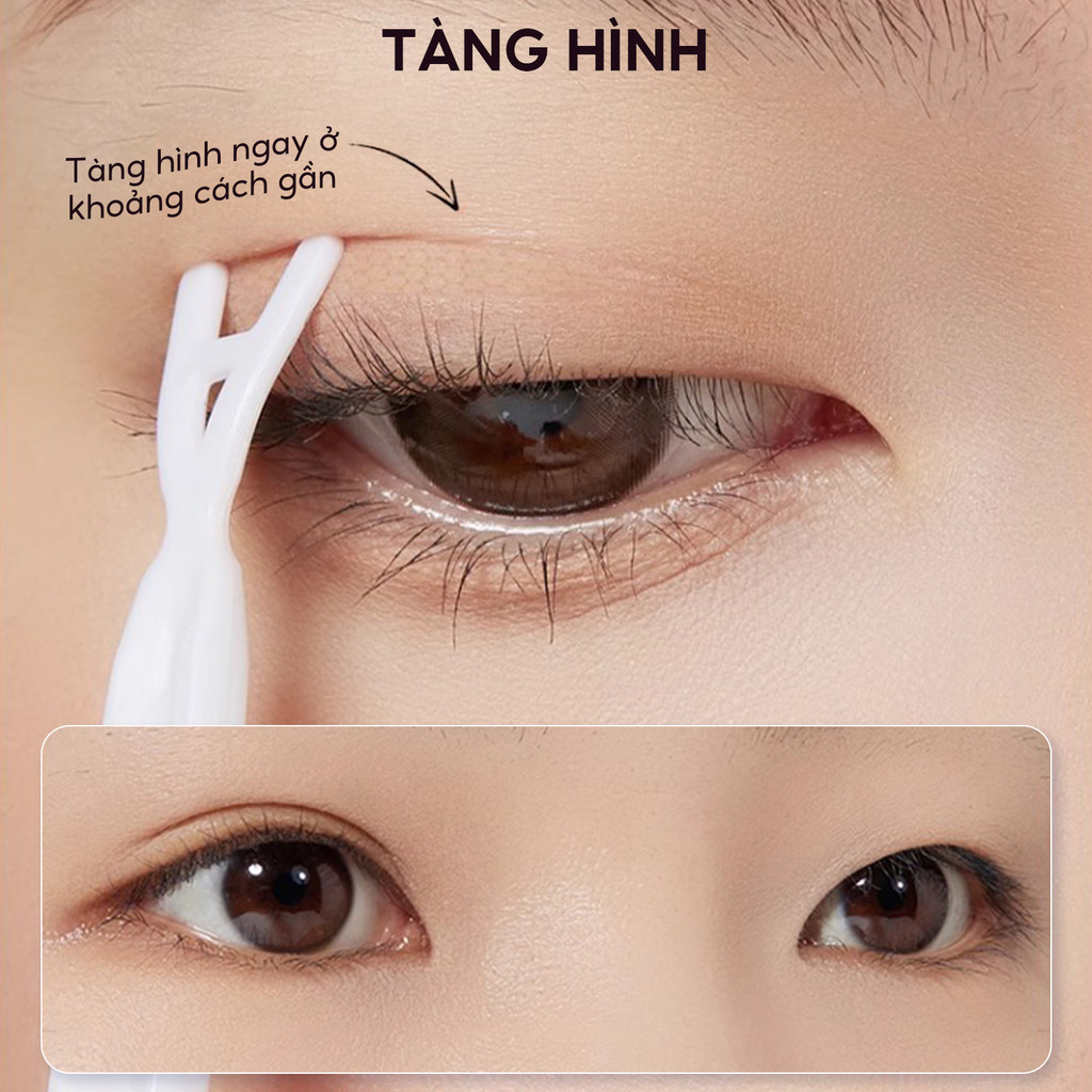 FelinWel - Miếng Dán Mí Vô Hình Không Thấm Nước Lâu Trôi, Dành Cho Mắt Sụp Mí, Tự Dính, Có 2 Loại, Kèm Dụng Cụ