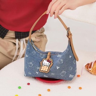 Túi xách Denim in hình mèo con giá trị cao phong cách mới