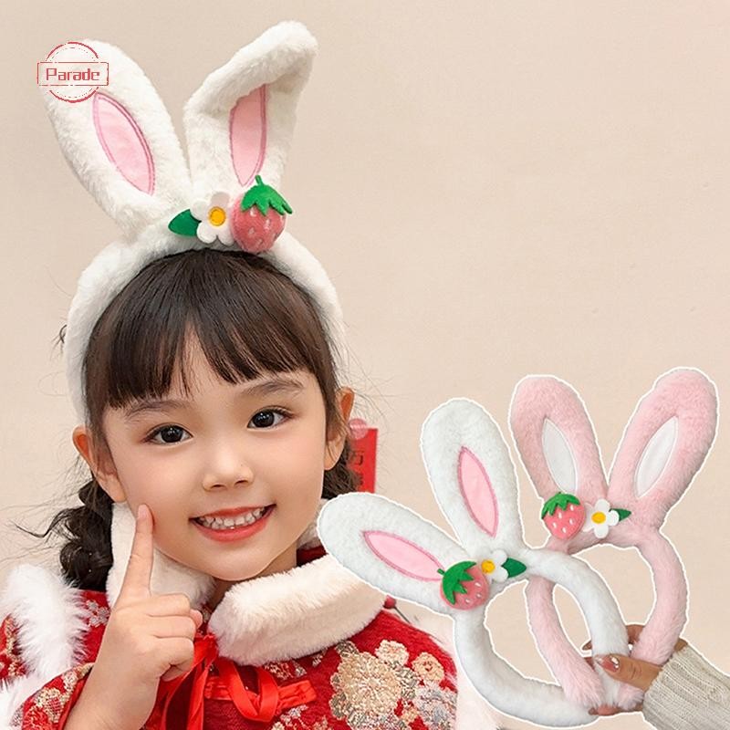 Cuộc diễu hành 2024 Mới Sang Trọng Tai Tóc Vòng Tai Thỏ Chủ Đề Tiệc Sân Khấu Phục Sinh Mũ Đội Đầu Cosplay Costum VN