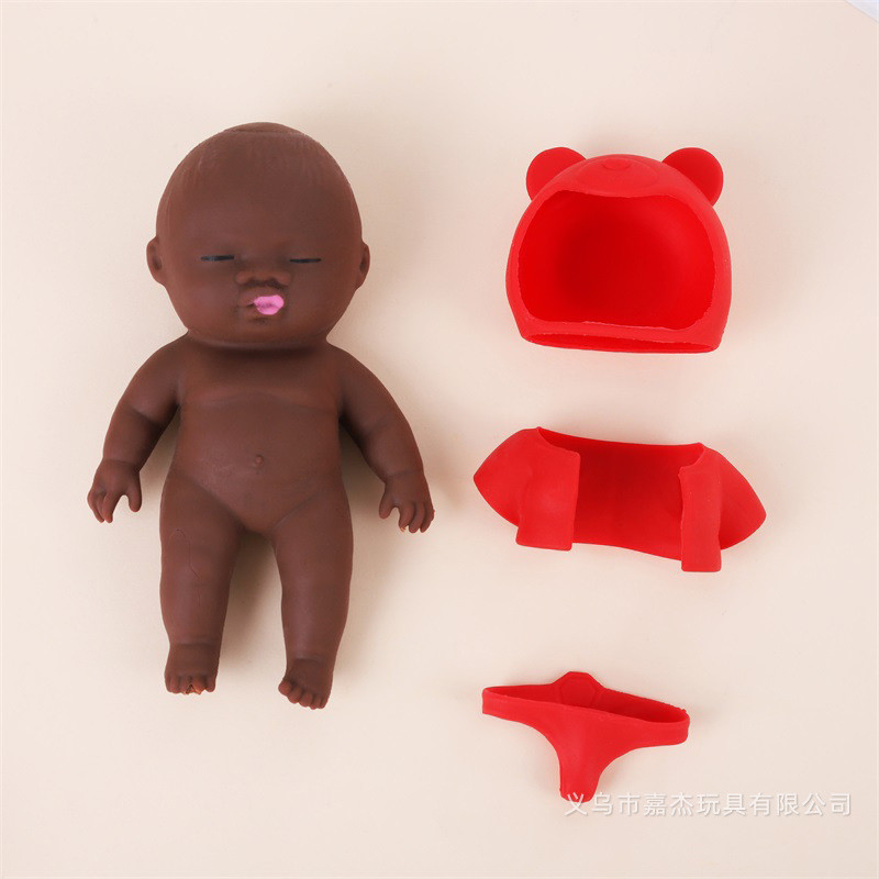 SY Da Đen Dễ Thương Cho Bé Squishy Đồ Chơi Mềm Mại Chậm Phục Hồi Căng Thẳng Giảm Fidget Đồ Chơi Quà Tặng Cho Trẻ Em