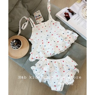 10-20kg Bộ bơi bèo chấm bi 2ct HB cho bé gái