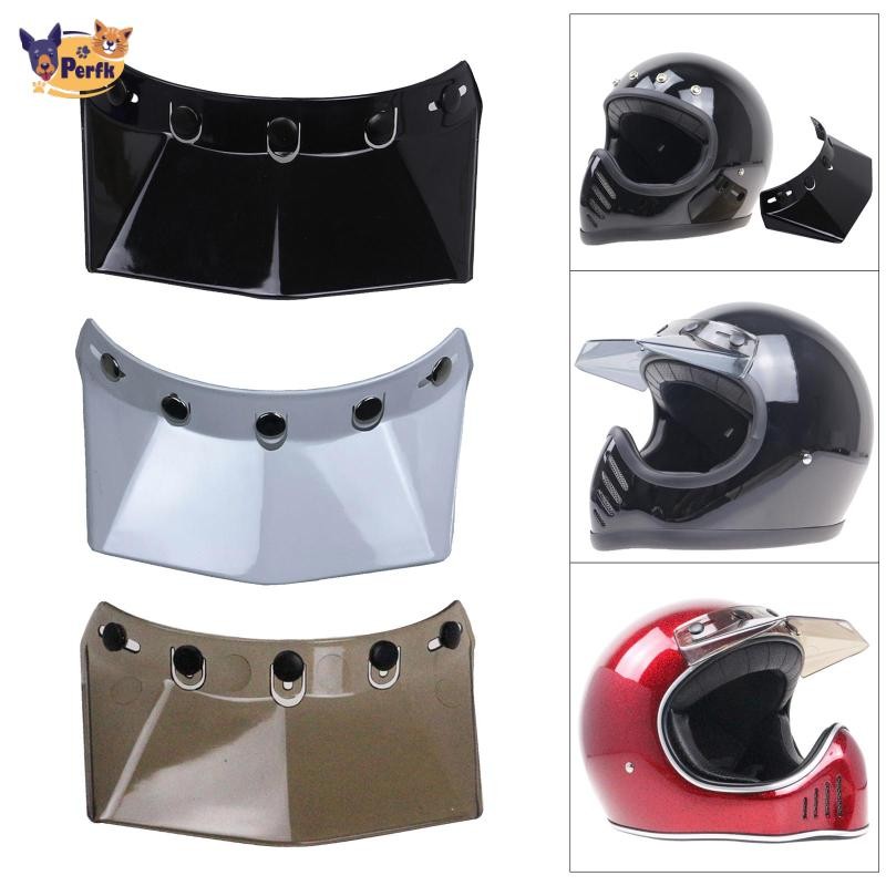 Thay thế đỉnh tấm che có thể điều chỉnh bong bóng 5 chiếc để trang trí mũ bảo hiểm xe máy