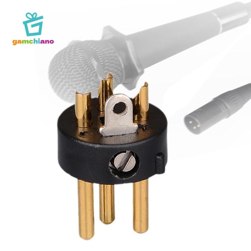 10 Chiếc Mic 3 Pin Kết Nối Đầu Chuyển Đổi Âm Thanh Phụ Kiện XLR Cắm 3 Pin Cắm Mic Bộ Chuyển Đổi Âm Thanh Cho Máy Trộn Sân Khấu