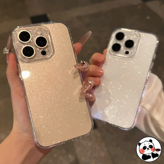 Ốp Điện Thoại Trong Suốt Lấp Lánh Cho Samsung Galaxy A56 A36 A26 A35 A55 A54 A51 M40S A50 A50S A30S A32 A25 A24 A23 M23 F23 5G 4G Ốp Lưng Sang Trọng Dễ Thương Đơn Giản Sáng Bóng Mềm Trong Suốt
