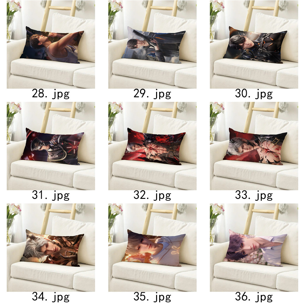 Vỏ gối Love and Deepspace Caleb Vỏ gối bằng vải Polyester in một mặt (Không có lõi)