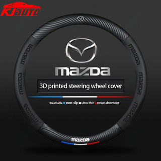 Vỏ bọc vô lăng ô tô bằng da Mazda Thoải mái và chống trượt cho Mazda 3 2 5 CX3 RX8 BT50 323 CX8 CX30 RX7 626 CX7 NX5 CX9Phụ kiện
