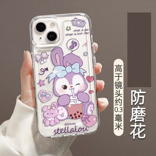 Ốp điện thoại di động hợp thời trang sang trọng Disney StellaLou và LinaBell cho IPhone15 14 13 12 Mini 11 Pro Xs Max X XR 7 6s Plus Vỏ bảo vệ chống sốc máy ảnh TPU chống sốc