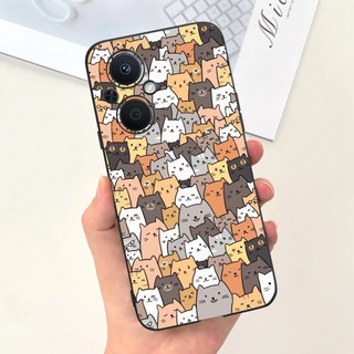 Oppo Reno7 Z 5G / Reno8 Z 5G Vỏ hoạt hình phi hành gia khủng long mèo dễ thương Reno 7Z 8Z 5G CPH2343 Vỏ điện thoại Silicon mềm màu kẹo