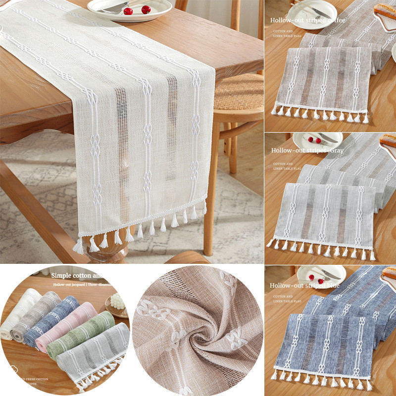 Bàn Runner Trang Trí Nhà Cửa Vải Lanh Cotton Vải Ăn Bàn Vải Nội Thất Vỏ ...
