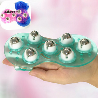 Jo1 Massage Con Lăn Bóng 7 Hạt Thiết Kế Công Thái Học Thân PVC Chống Cellulite Cơ Giảm Đau Thư Giãn Găng Tay Cho Unisex