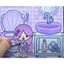wednesday búp bê giấy ngôi nhà của 2 chị em yellow và purple xinh đẹp-Happyfunny đồ chơi cho bé gái cô tiên xanh