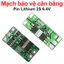 Mạch bảo vệ cân bằng pin Sắt LiFePo4 2S 6.4V (pin 3.2V) không kẽm hàn