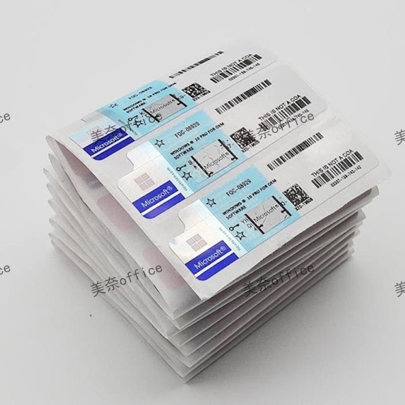 Hệ điều hành win.10 home Phiên bản COA Serial Number sticker Chính hãng ...