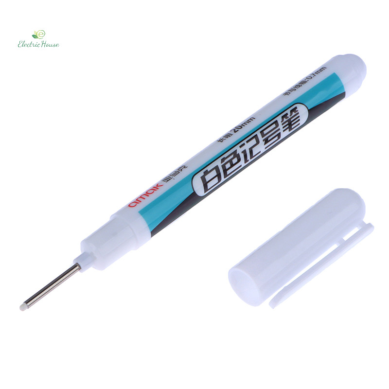 [Nhà Điện] Bút Đánh Dấu Thường Trực Màu Trắng 3 Bút Đánh Dấu Cho Gỗ Đá Nhựa Da Thủy Tinh Đá Kim Loại Đồ Dùng Nghệ Thuật mới