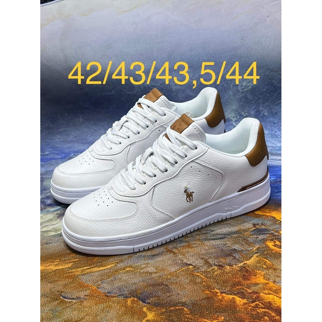 Giày sneaker hàng hiệu Polo Ralph Lauren Masters Court Leather Sneaker - Low Tops 2024 chính hãng - nhiều phối màu