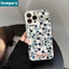 ibumpers Ốp Lưng IPhone Xinh Độc Đáo Hoa Hoạt Hình Cho IPhone 16 15 14 12 13 11 Pro Max IP 7 8 Plus X XS XR Ốp Điện Thoại Silicon Mềm Chống Sốc