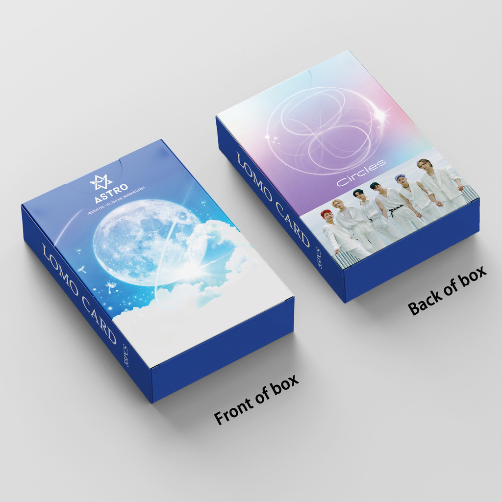 55 Chiếc ASTRO Photocards Vòng Tròn Kỷ Niệm 8 Năm Lomo Cards JIN MJ Cha EunWoo Yoon San-Ha Rocky Moon Bin Kpop Bưu Thiếp YM