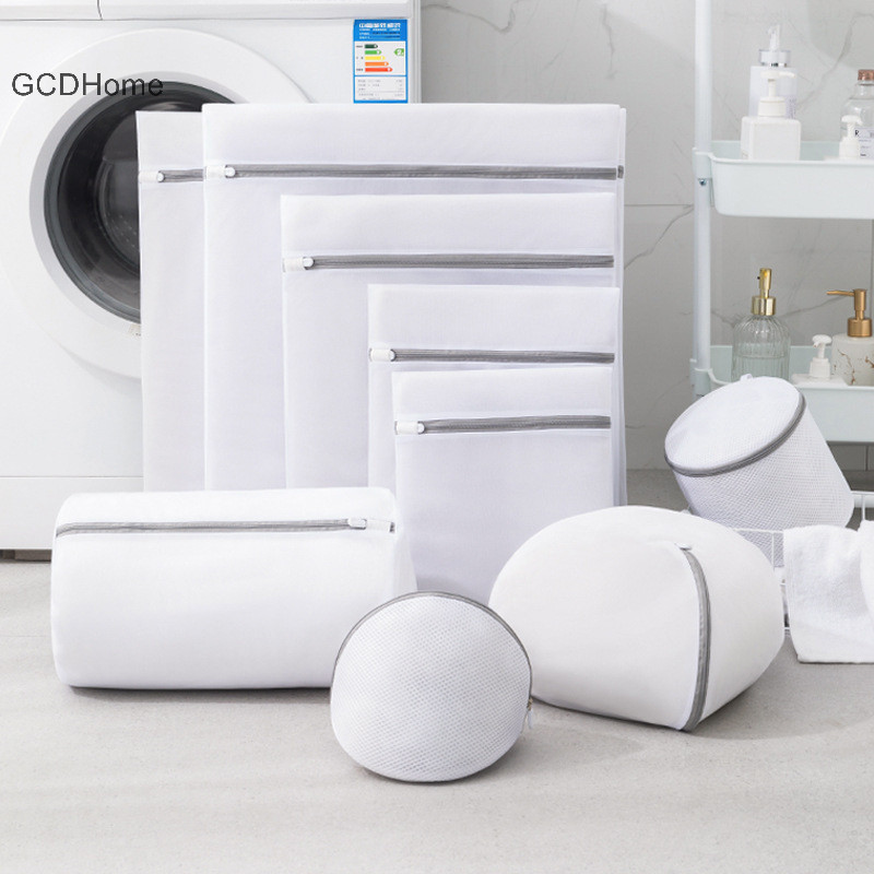 Gcdhome Fine Net Túi Giặt Máy Giặt Bẩn Giỏ Giặt Du Lịch Giày Tổ Chức Lưới Túi Người Phụ Nữ Áo Ngực Quần Áo Sắp Xếp HOT