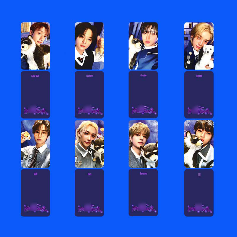 1-15 Chiếc STRAY KIDS Magic School Photocards Trong Suốt Đánh Dấu Trang ID Ảnh Lomo Cards Rock Star Felix Hyunjin Minho I.N Han Bin Seungmin Bangchan Bưu Thiếp YM