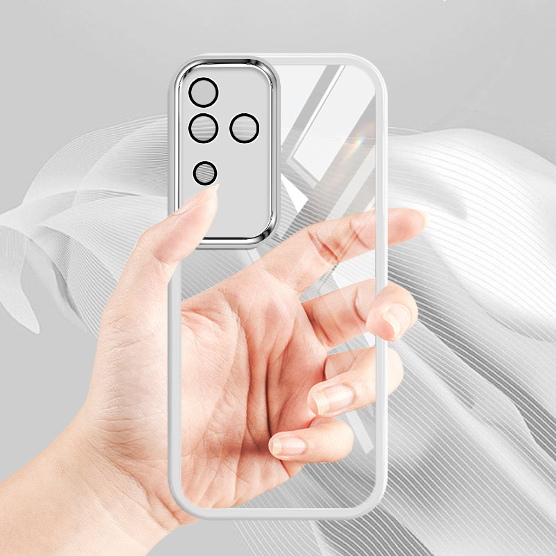 Ốp điện thoại trong suốt màu siêu mỏng YBD cho Vivo Y200 V40 Lite Y39 V40 Pro V30 Pro V30E V40E V50 Lite Vỏ mềm silicon trong suốt thời trang nữ tính