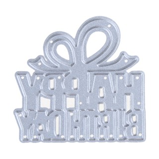 Tình Yêu * Chúc Mừng Sinh Nhật Chữ Cắt Chết DIY Album Ảnh Thẻ Làm Trang Trí Stencil Chính Xác Sắt Dập Nổi Stenc