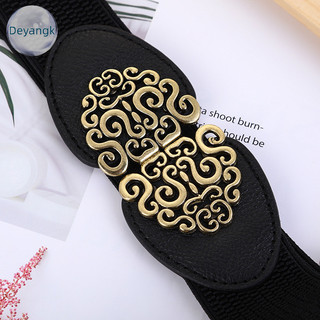 Deyangk Thời Trang Hàn Quốc Nữ Trang Trí Co Giãn Thắt Lưng Rộng Khóa Đầm Áo Len Áo Len Thắt Lưng Cho Người Phụ Nữ VN