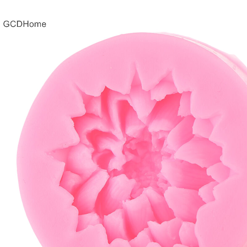 Gcdhome 3D Hoa Sen Đẹp Khuôn Silicon DIY Tiệc Cưới Nướng Bánh Fondant Xà Phòng Nhựa Đất Sét Khuôn Bánh Decorag Dụng Cụ HOT