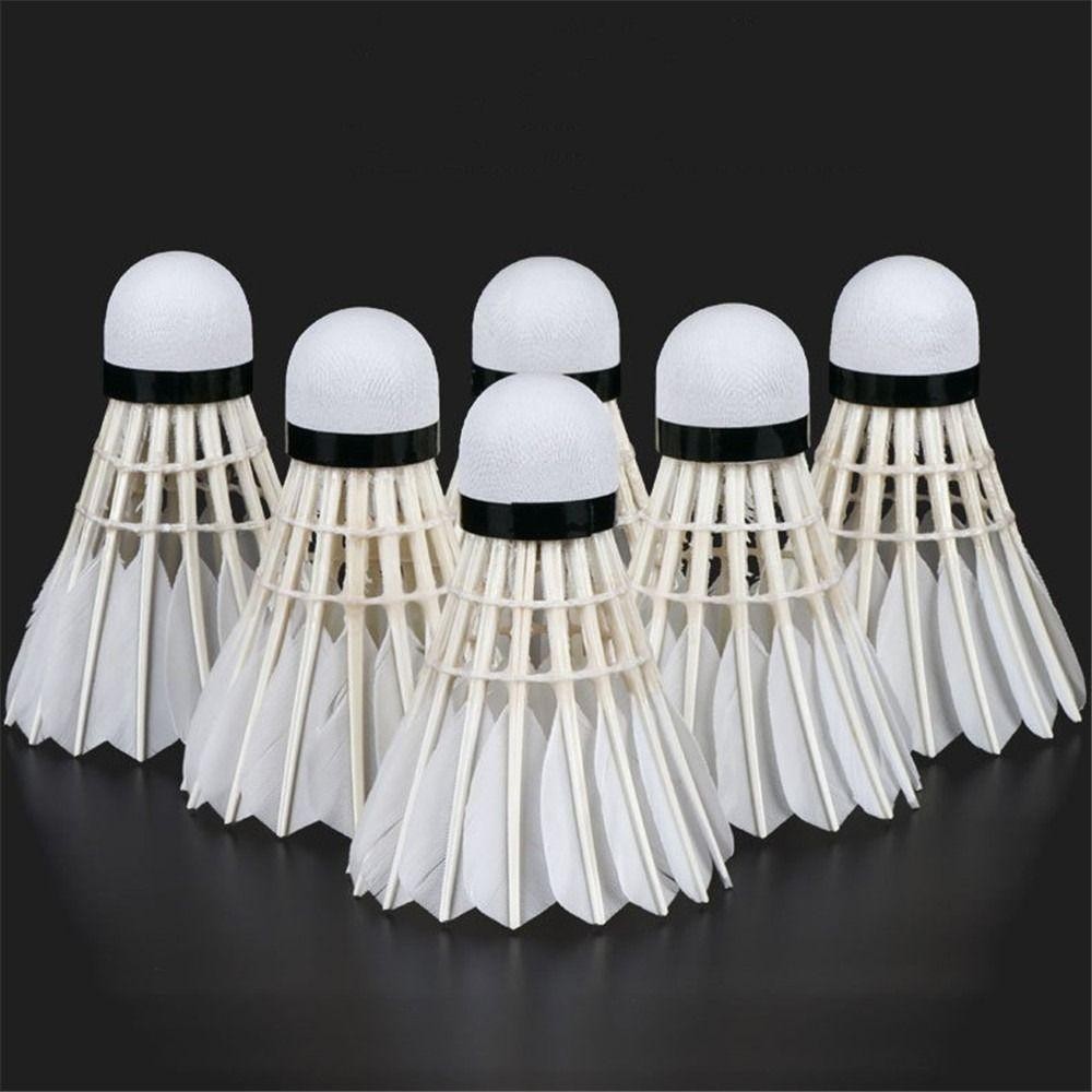Hobbyin 3/6/12 quả cầu lông trắng, ổn định, bền, luyện tập chuyên nghiệp cho gia đình