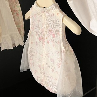 Phong Cách Trung Hoa Cho Bé Mùa Hè Jumpsuit Bé Gái Quần Áo Mùa Hè Phong Cách Phương Tây In Hình Áo Liền Quần Cho Bé Một Tuổi Quần Áo Mùa Hè 7.7