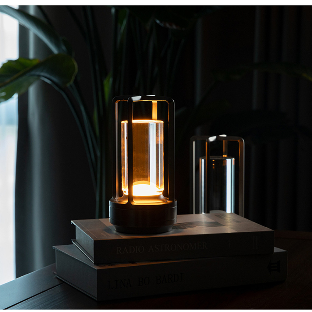 Đèn bàn cổ điển kim loại di động Tilife dành cho du lịch / cắm trại Đèn Led không dây có thể sạc lại Đèn bàn nhỏ 3 màu Nhà hàng / Phòng ngủ / Thanh / Quán cà phê / Đèn cắm trại