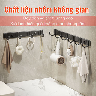 Thanh Gắn Tường Cao Cấp Bunnies Chất Liệu Nhôm Cao Cấp Không Rỉ, Dùng Trong Nhà Tắm Nhà Bếp Tiện Lợi