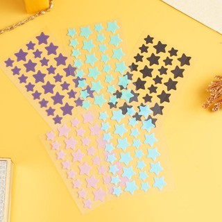 WEAVELYF 40 Cái / tờ Miếng Dán Vỏ Mụn, Miếng Dán Hỗ trợ giảm mụn Hình Ngôi Sao Dễ Thương, Chăm Sóc Da Miếng Dán Mụn Nhiều Màu Sắc Vô Hình