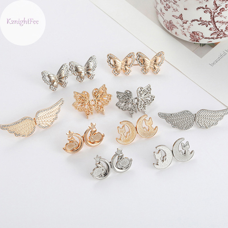 K2nightfee Thời Trang Cánh Quần Thắt Lưng Kẹp Có Thể Điều Chỉnh Khóa Quần Jean Có Thể Tháo Rời Khóa Pin Phụ Kiện Quần Áo VN