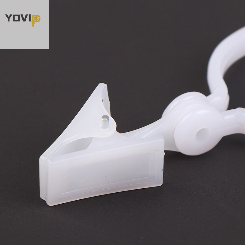 Yovip 10 Cái Khóa Rèm Nhựa Kẹp Rèm Trắng Thắt Khóa Đồ Gia Dụng VN