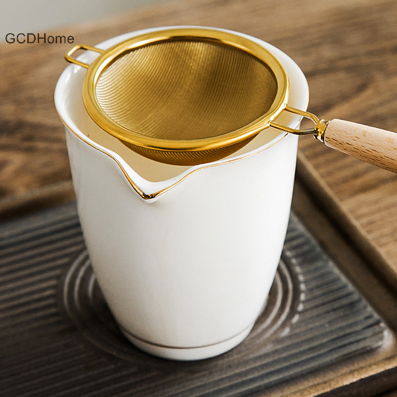 Gcdhome Tay Cầm Có Thể Tái Sử Dụng Lọc Trà Thép Không Gỉ Mịn Rò Rỉ Lưới Sàng Trà Lá Máy Pha Cà Phê Bộ Lọc Ấm Trà Phụ Kiện HOT