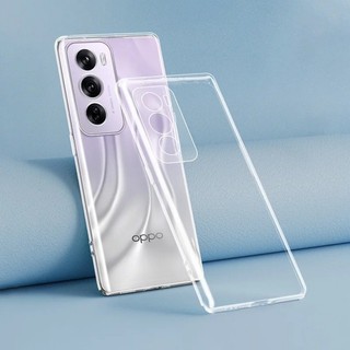 Ốp Lưng Cho OPPO A3X Reno 12 11 Pro 11F A60 A79 A18 A38 A78 A58 5G Ốp Lưng Đơn Giản Mỏng Mềm TPU Trong Suốt Vỏ Điện Thoại Trong Suốt