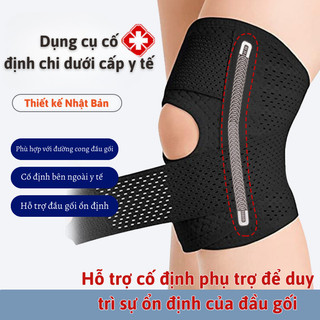 Đai quấn khớp gối Myd.23 màu đen, định hình, giảm đau, chạy bộ an toàn, 3 size M/L/XL